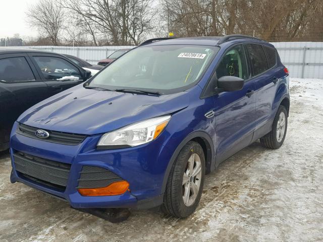 1FMCU0F77EUD39808 - 2014 FORD ESCAPE S BLUE photo 2