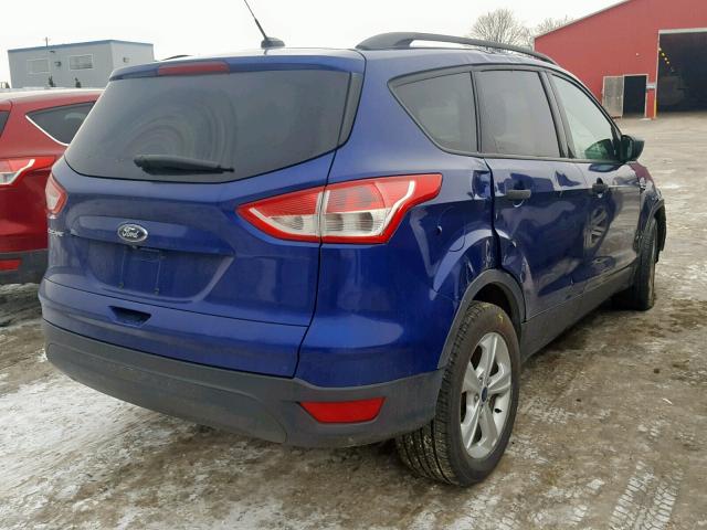 1FMCU0F77EUD39808 - 2014 FORD ESCAPE S BLUE photo 4