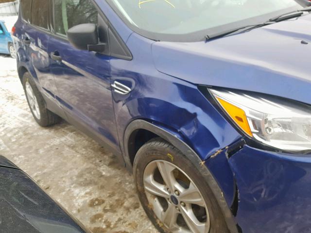 1FMCU0F77EUD39808 - 2014 FORD ESCAPE S BLUE photo 9