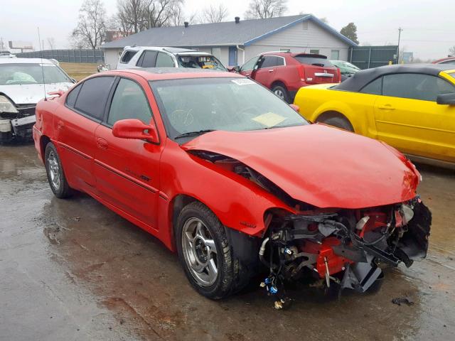 1G2NW52E62C167933 - 2002 PONTIAC GRAND AM G RED photo 1