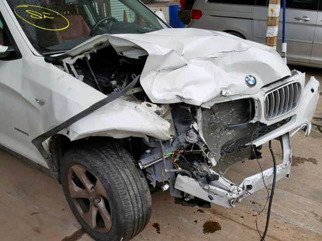 5UXWX5C56BL709199 - 2011 BMW X3 XDRIVE2 WHITE photo 9