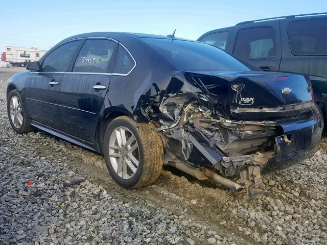 2G1WC5E32C1164529 - 2012 CHEVROLET IMPALA LTZ BLACK photo 3