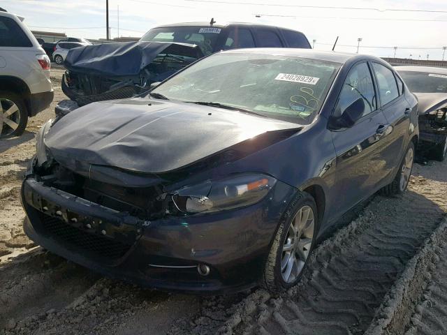 1C3CDFBA4DD289400 - 2013 DODGE DART SXT CHARCOAL photo 2