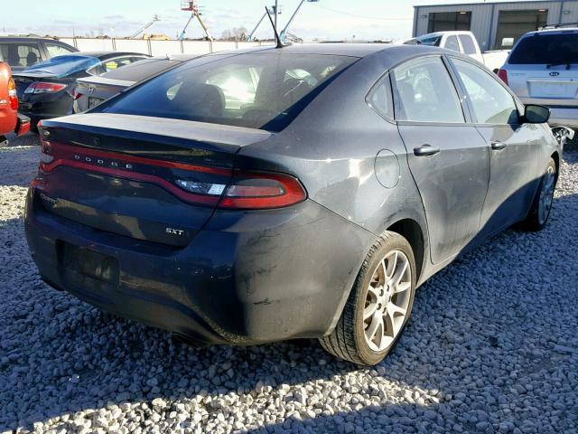 1C3CDFBA4DD289400 - 2013 DODGE DART SXT CHARCOAL photo 4