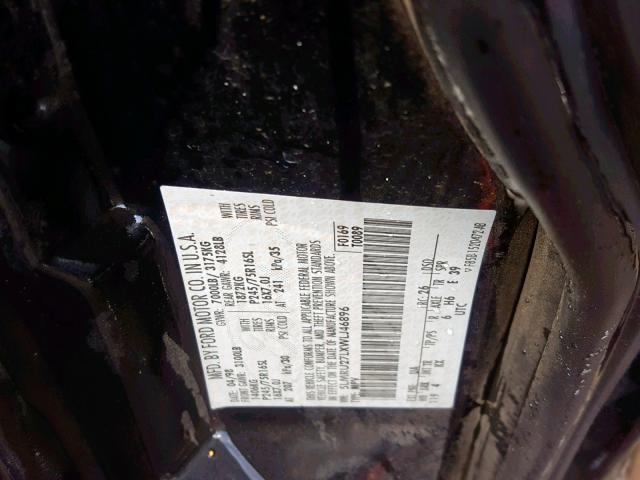 5LMRU27LXWLJ46896 - 1998 LINCOLN NAVIGATOR Қара фото 10