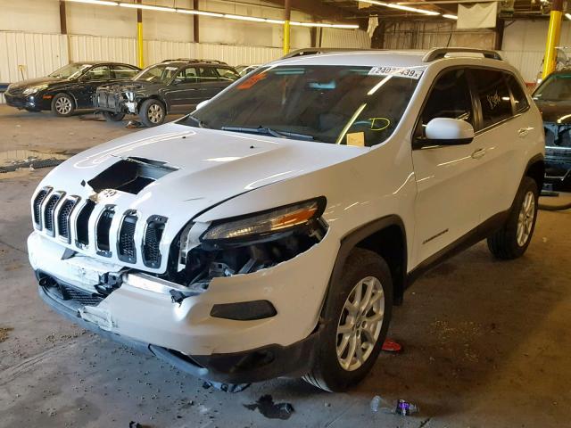 1C4PJMCS9EW114387 - 2014 JEEP CHEROKEE L WHITE photo 2