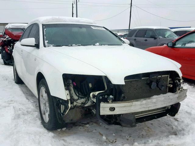 WAUAH74F07N082486 - 2007 AUDI A6 3.2 WHITE photo 1