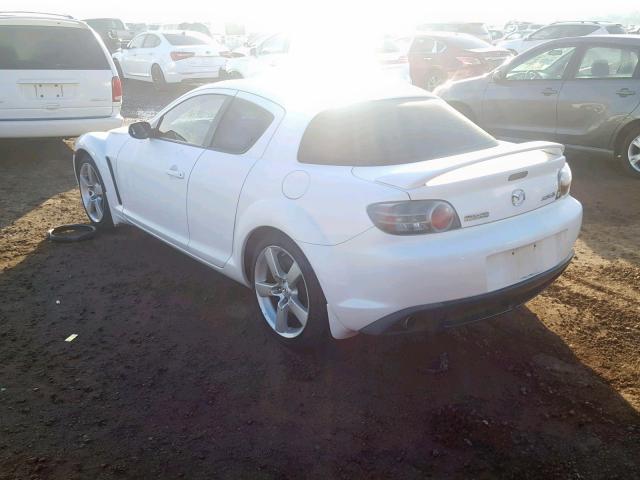 JM1FE173670209366 - 2007 MAZDA RX8 WHITE photo 3