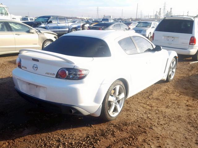 JM1FE173670209366 - 2007 MAZDA RX8 WHITE photo 4