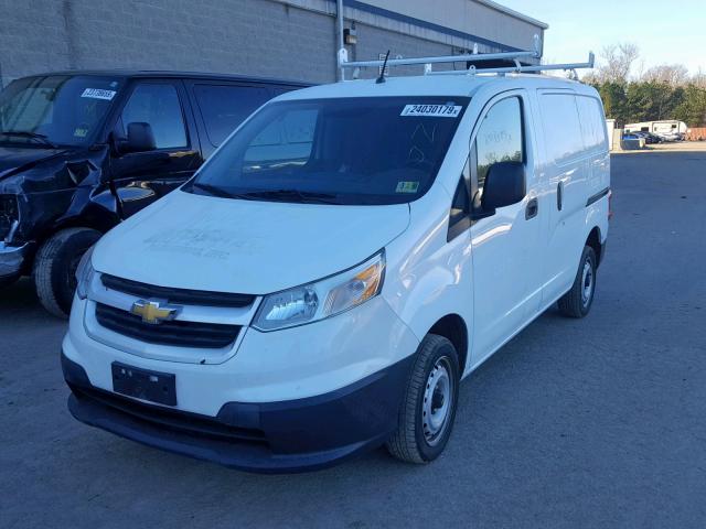 3N63M0YN8FK709016 - 2015 CHEVROLET CITY EXPRE WHITE photo 2