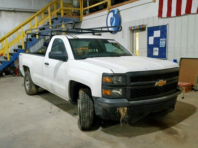 1GCNKPEC5EZ389149 - 2014 CHEVROLET SILVERADO WHITE photo 1