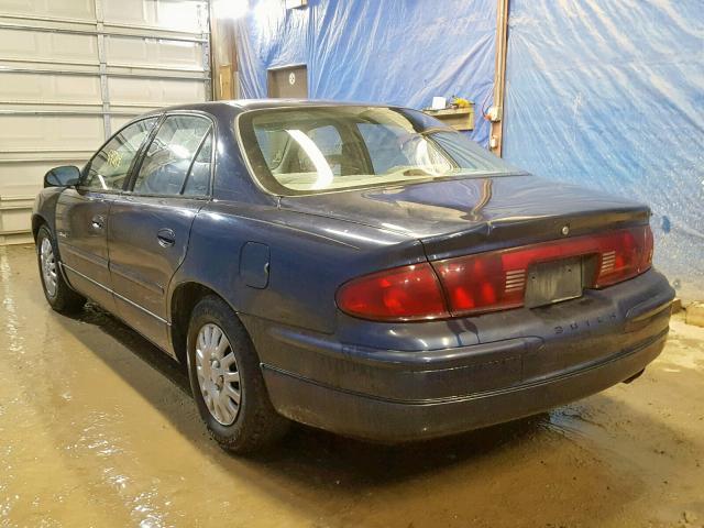 2G4WB52K611167206 - 2001 BUICK REGAL LS BLUE photo 3