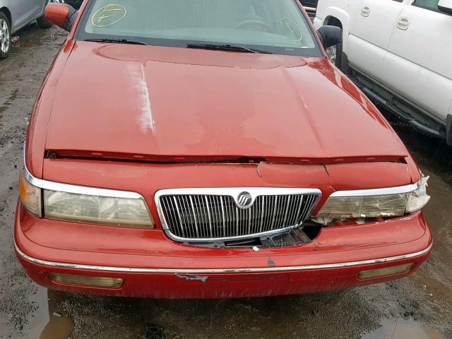 2MELM74W2VX738222 - 1997 MERCURY GRAND MARQ RED photo 9