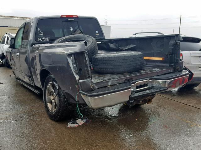 1N6AA06B15N531127 - 2005 NISSAN TITAN XE GRAY photo 3