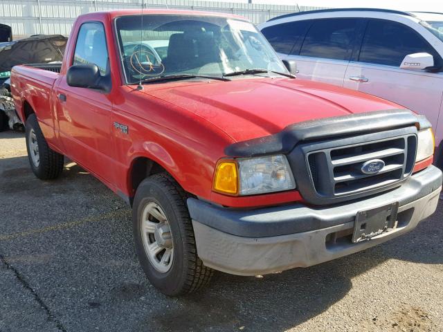 1FTYR10D45PA77373 - 2005 FORD RANGER RED photo 1