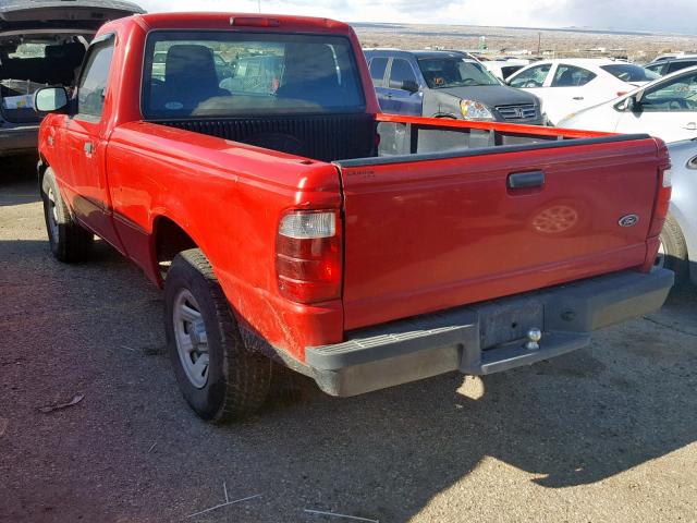 1FTYR10D45PA77373 - 2005 FORD RANGER RED photo 3