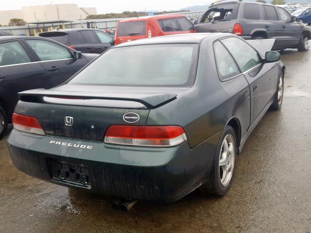 JHMBB6159YC004833 - 2000 HONDA PRELUDE SH GREEN photo 4