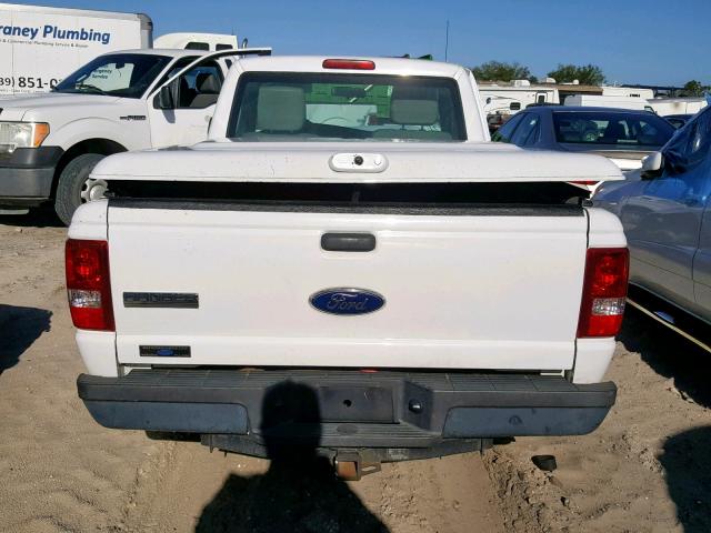 1FTKR1AD0BPA89469 - 2011 FORD RANGER WHITE photo 6