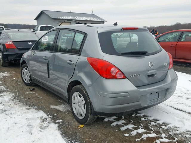 3N1BC1CP4AL445797 - 2010 NISSAN VERSA S SILVER photo 3