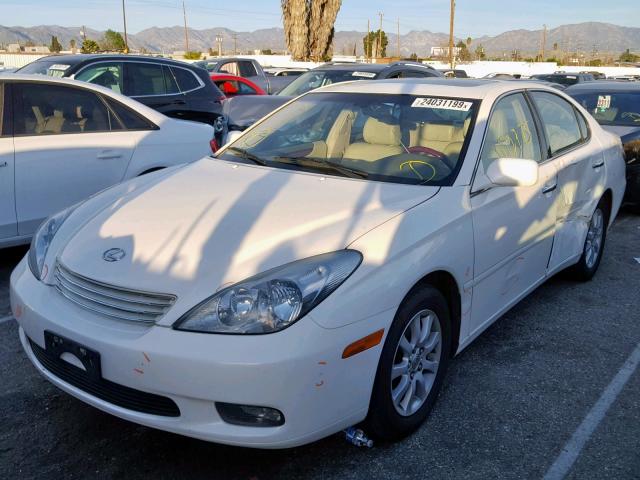 JTHBF30G736002267 - 2003 LEXUS ES 300 WHITE photo 2