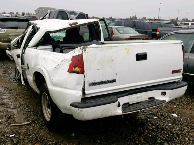 1GTCS19W31K156561 - 2001 GMC SONOMA WHITE photo 3