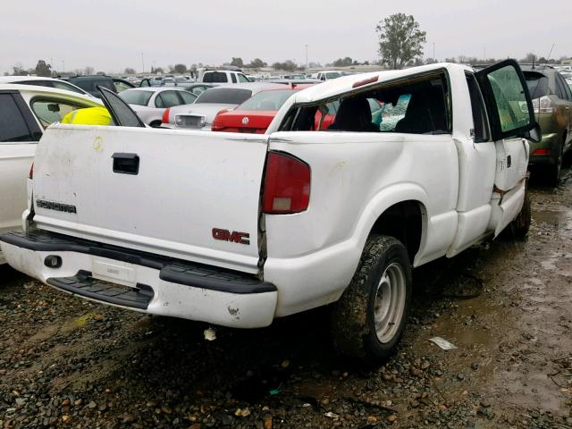 1GTCS19W31K156561 - 2001 GMC SONOMA WHITE photo 4