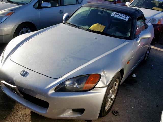 JHMAP11473T002420 - 2003 HONDA S2000 SILVER photo 2