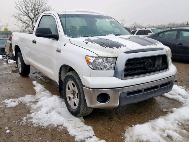 5TFLV52178X064962 - 2008 TOYOTA TUNDRA WHITE photo 1