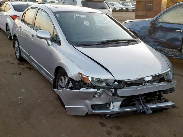 2HGFA1F90AH308805 - 2010 HONDA CIVIC EXL SILVER photo 1