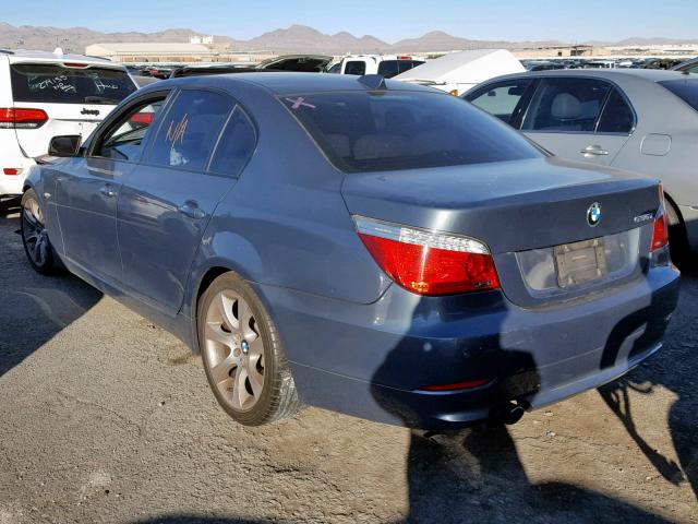 WBANW1C59AC166032 - 2010 BMW 535 I BLUE photo 3