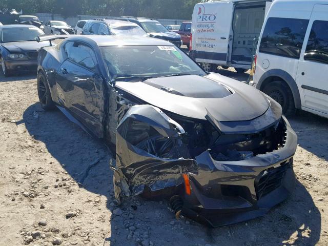 1G1FJ1R62J0127735 - 2018 CHEVROLET CAMARO ZL1 灰色 照片 1