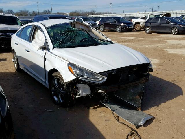 5NPE34AF3JH639825 - 2018 HYUNDAI SONATA SPO WHITE photo 1