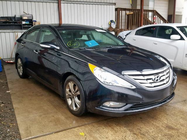 5NPEC4AC5DH574180 - 2013 HYUNDAI SONATA SE BLACK photo 1