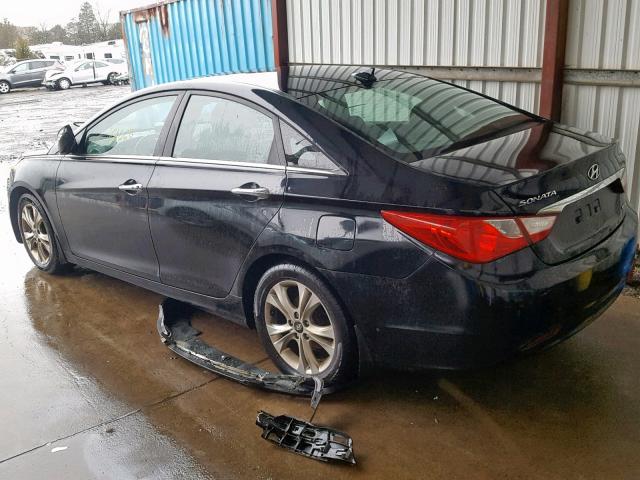 5NPEC4AC5DH574180 - 2013 HYUNDAI SONATA SE BLACK photo 3