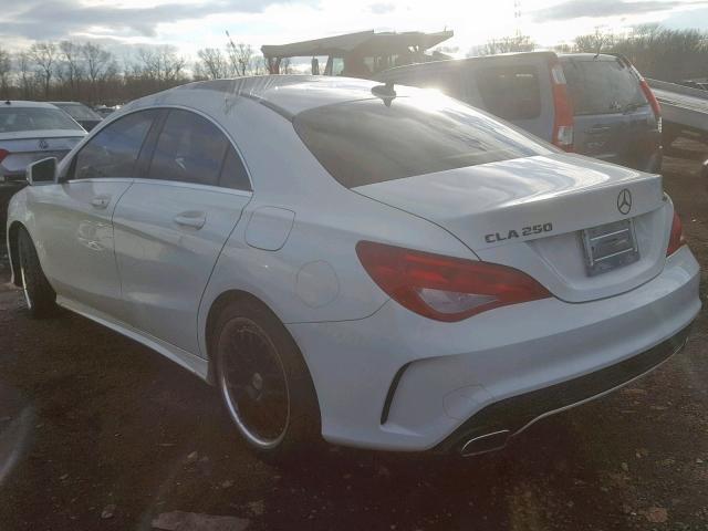 WDDSJ4GB8EN151298 - 2014 MERCEDES-BENZ CLA 250 4M WHITE photo 3