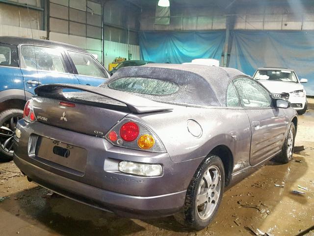 4A3AE45G04E074589 - 2004 MITSUBISHI ECLIPSE SP GRAY photo 4