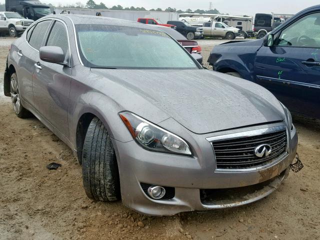 JN1BY1AP6CM334584 - 2012 INFINITI M37 GRAY photo 1