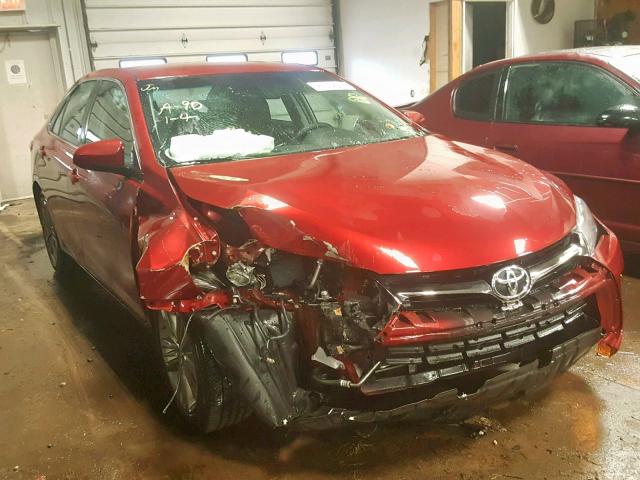 4T1BF1FK5GU512499 - 2016 TOYOTA CAMRY LE RED photo 1