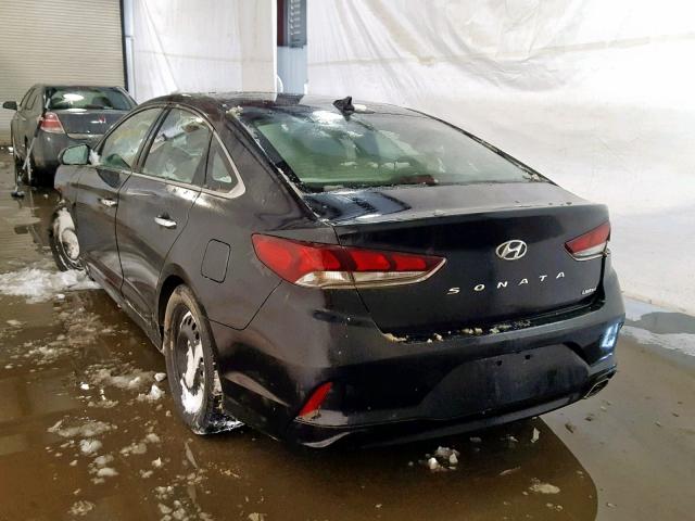 5NPE34AF6JH718969 - 2018 HYUNDAI SONATA SPO BLACK photo 3