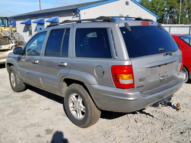 1J4GW58N2YC285458 - 2000 JEEP GRAND CHER GRAY photo 3