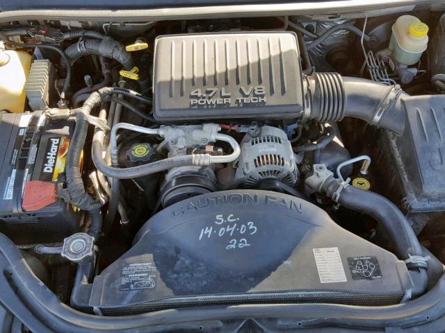 1J4GW58N2YC285458 - 2000 JEEP GRAND CHER GRAY photo 7