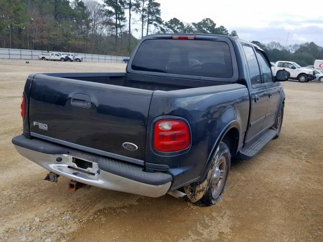 1FTRW07L91KB36901 - 2001 FORD F150 CREW BLACK photo 4