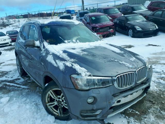 5UXWY3C56F0E97173 - 2015 BMW X3 XDRIVE2 GRAY photo 1