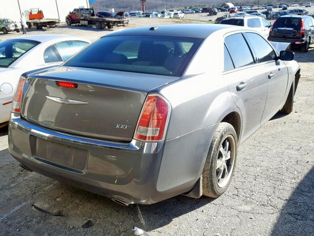 2C3CCAAG6CH129757 - 2012 CHRYSLER 300 GRAY photo 4