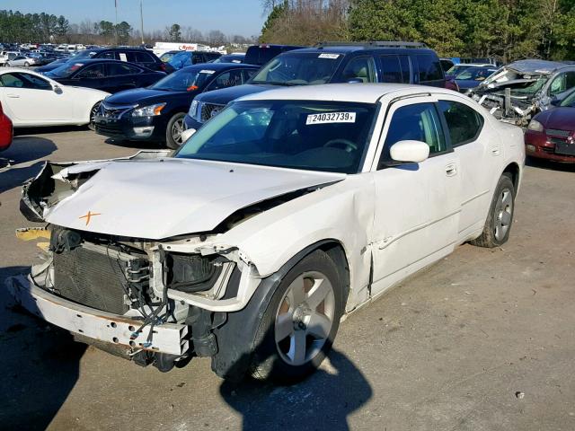 2B3CA3CV8AH122204 - 2010 DODGE CHARGER SX WHITE photo 2