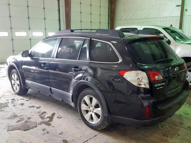 4S4BREKC5B2388106 - 2011 SUBARU OUTBACK 3. BLACK photo 3