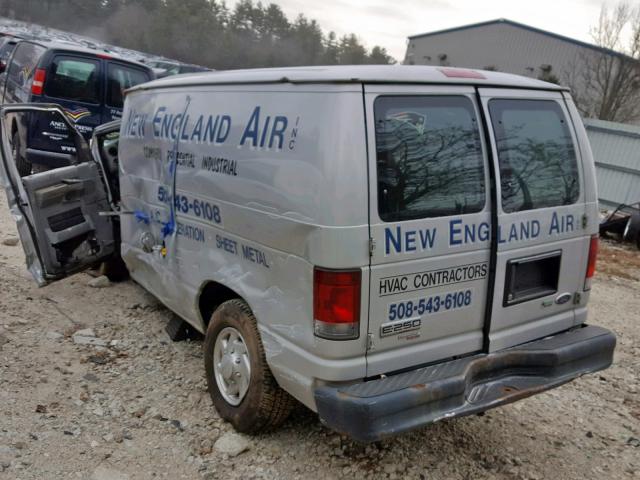 1FTNE2EL7BDA40500 - 2011 FORD ECONOLINE GRAY photo 3