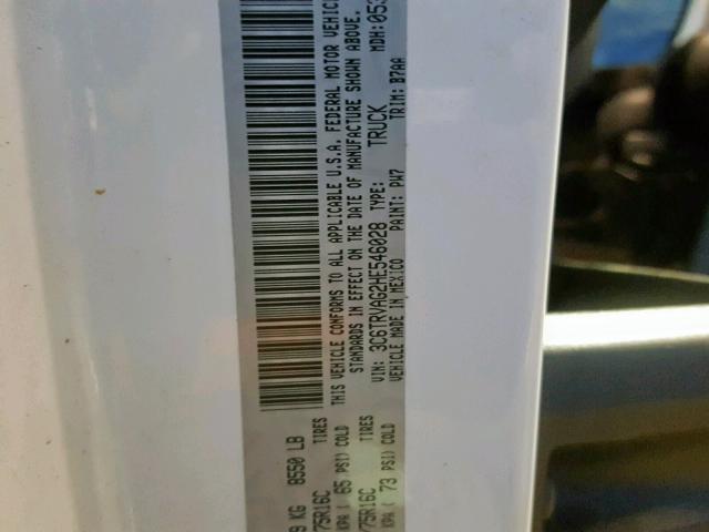 3C6TRVAG2HE546028 - 2017 RAM PROMASTER 白色 照片 10