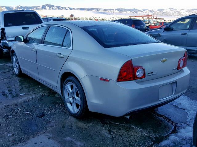 1G1ZC5E04AF129340 - 2010 CHEVROLET MALIBU 1LT BEIGE photo 3