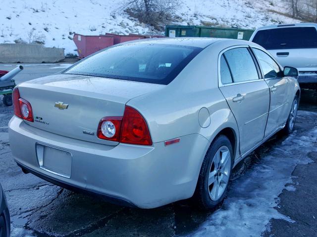 1G1ZC5E04AF129340 - 2010 CHEVROLET MALIBU 1LT BEIGE photo 4